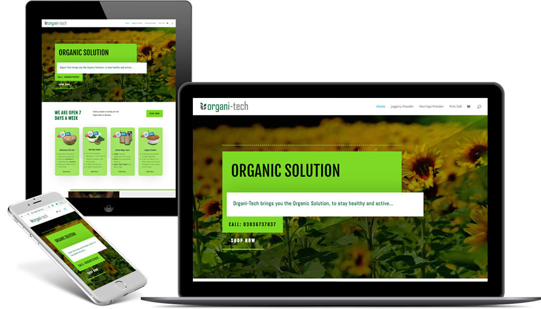 Organi-Tech Website